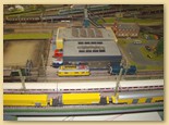 Modellanlage in Buchheim. Ausbauzustand aus dem Jahre 2010. Bahnbetriebswerk 
