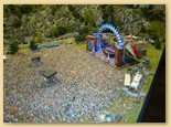 Miniatur Wunderland - Schweiz, D.J. Bobo Openair Konzert 
